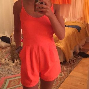 orange romper